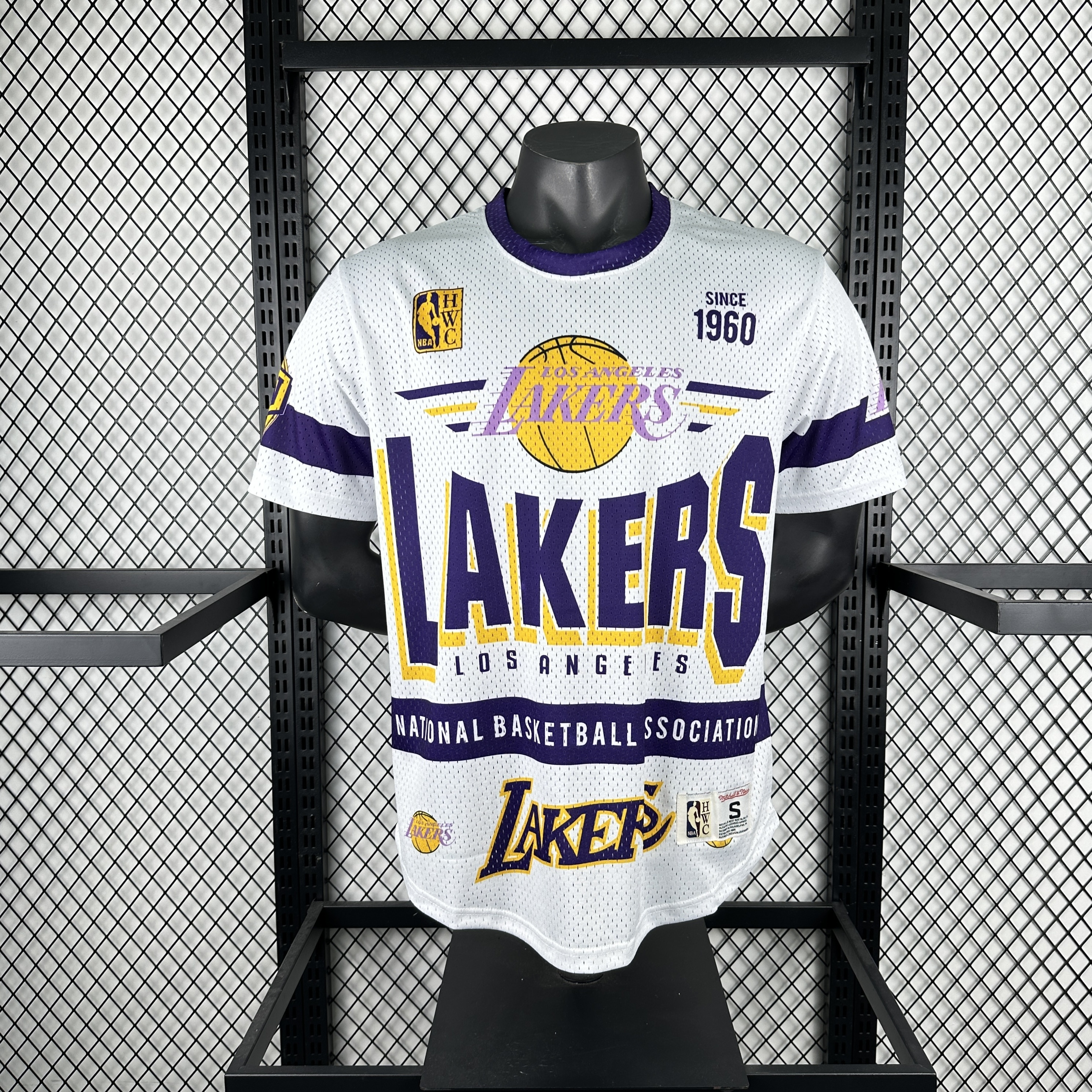 Men Los Angeles Lakers blank white 2025 NBA jersey->los angeles lakers->NBA Jersey